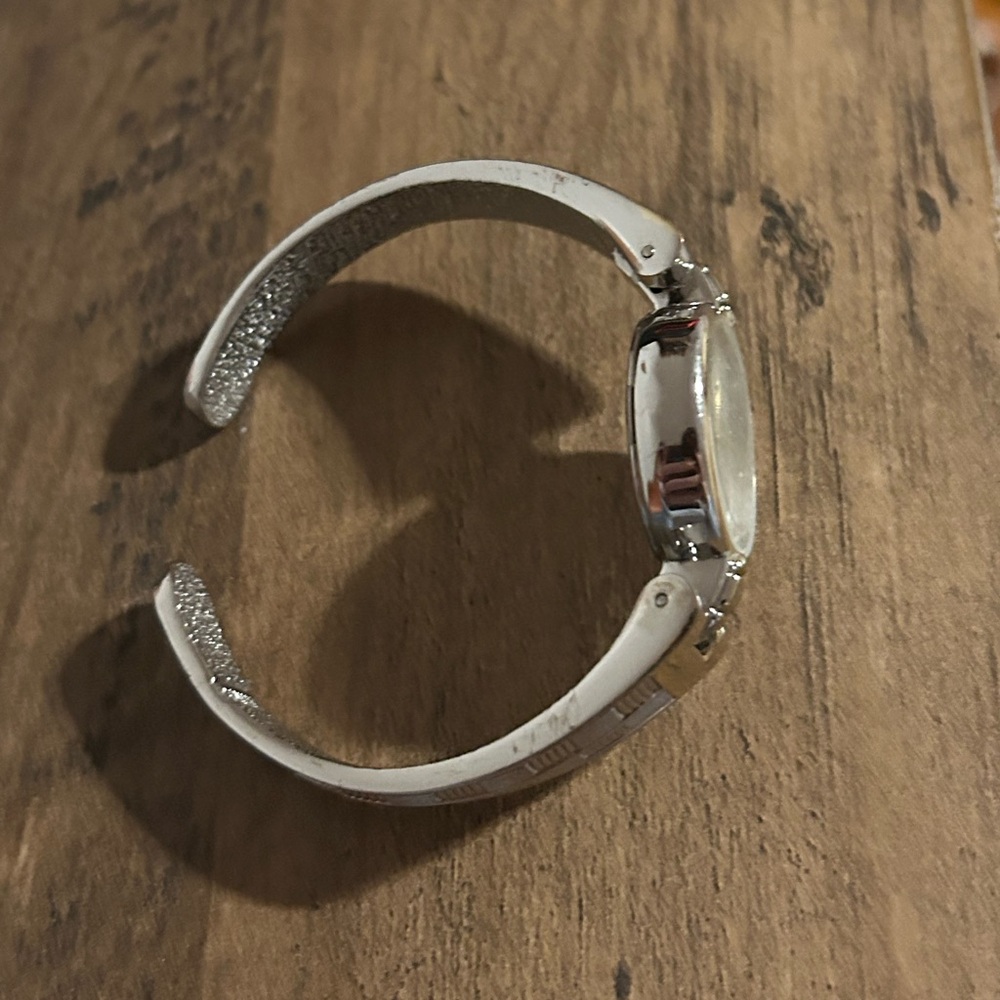 Silver and Quartz Vivani Japan Movt Watch with Gold Accents - Picture 2 of 5